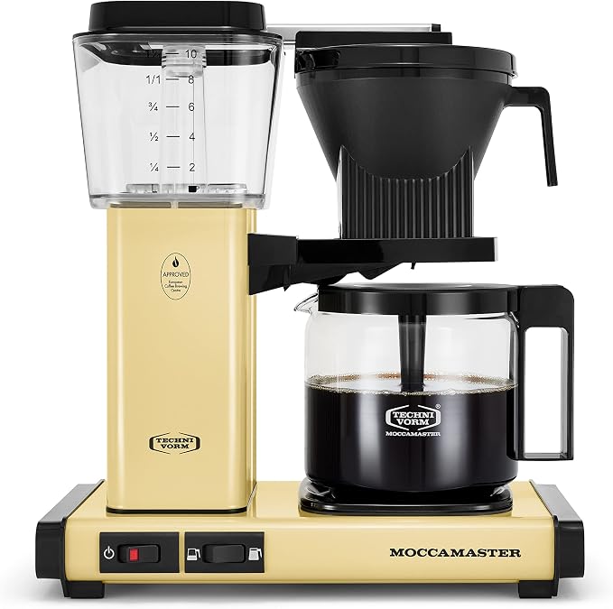 Technivorm Moccamaster 53927 KBGV 10-Cup Coffee Maker Butter Yellow, 40 Ounce, 1.25l by Unknown