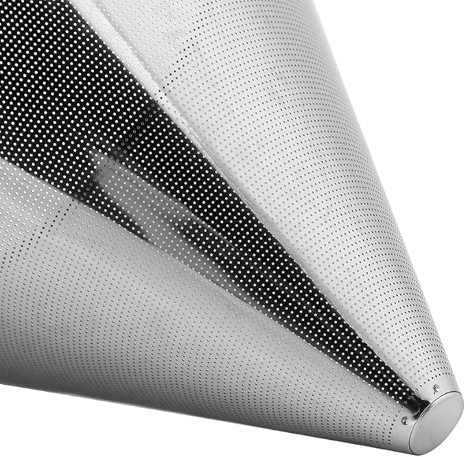 Keenso Double Layered Stainless Steel Coffee Filter Dripper Mesh Strainer, Ideal for Coffee Enthusiasts and Beginners