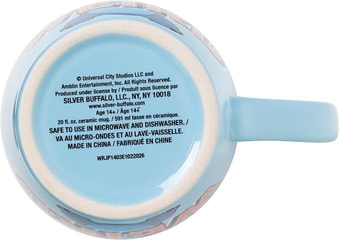 Silver Buffalo Disney Lilo and Stitch Get Weird Quote, Ceramic Mug, 25oz | Let's, Jumbo Cup, 0.74 Liters - Image 4