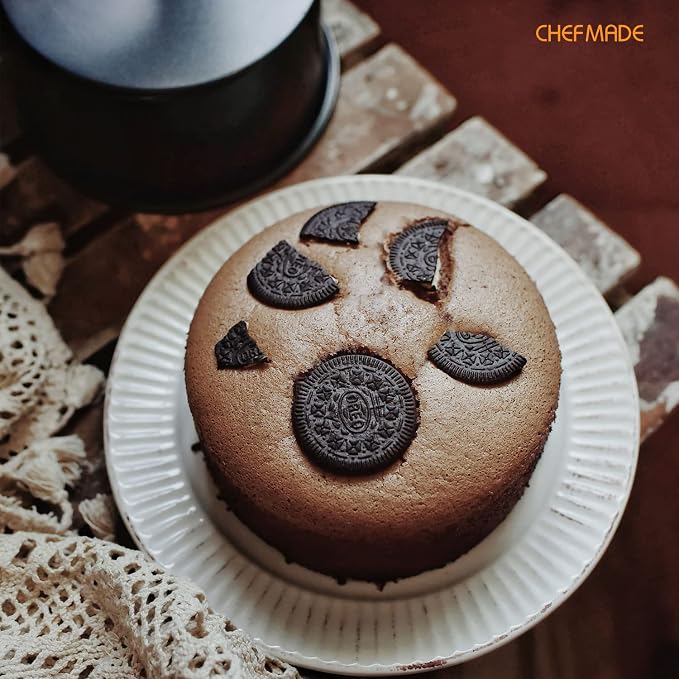 CHEFMADE Round Cake Pan, Nonstick 6-Inch with Removable Loose Bottom Chiffon Bakeware - Image 6