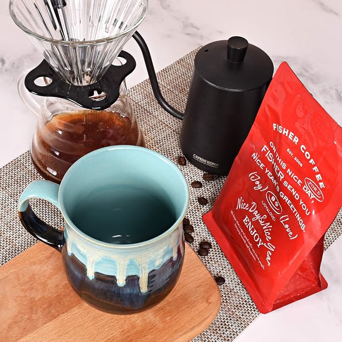 Bosmarlin Large Ceramic Coffee Mug, Big Tea Cup for Office and Home, 21 Oz, Dishwasher and Microwave Safe, 1 PCS - Image 6