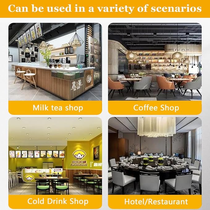 Commercial Steam Water Boiling & Milk Frothing Machine,with LED Display,5 Temperature Settings,Automatic Coffee Foam Maker,Fast Foaming in 2 Mins,Overheat Protection,304 Stainless Steel Tank