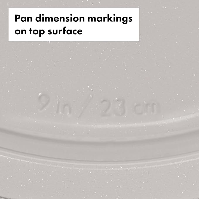 OXO Good Grips Non-Stick Pro Ceramic Coated Metal Bakeware 9” Round Cake Pan – Biscuit - Image 6