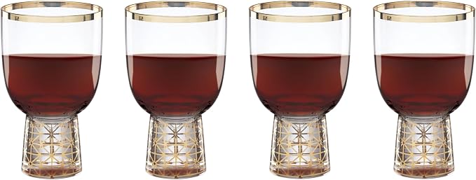 Lenox 897412 Tuscany Classics Gold Frost Wine Glasses, Set of 4 - Image 4