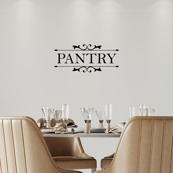 Pantry Vinyl Wall Decal Sticker Art Decal for Pantry Room Door Home Decoration - Image 6