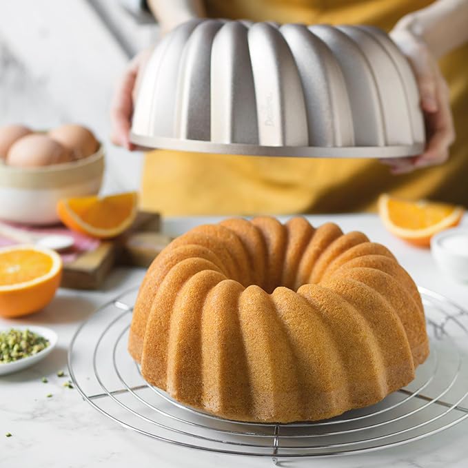 Decora 0080114 Carol Non-Stick Mould Diameter 24 x 10 h cm, Die-Cast Aluminium, for Making Sweet and Savoury Preparations - Image 5