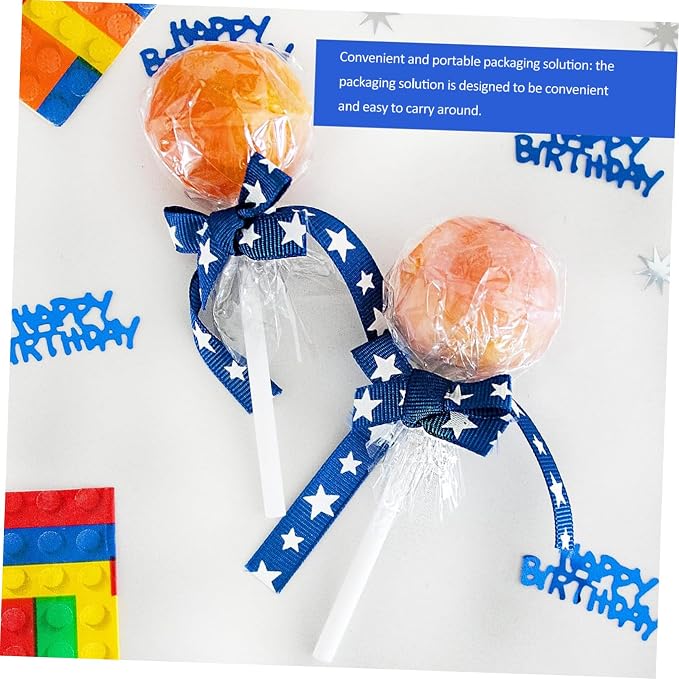 PRETYZOOM 100pcs Cellophane Bags for Cookies and Candies Self-sealing Snack Packaging for Parties Decorative Treat Wrappers for Gifting and Celebrations - Image 6