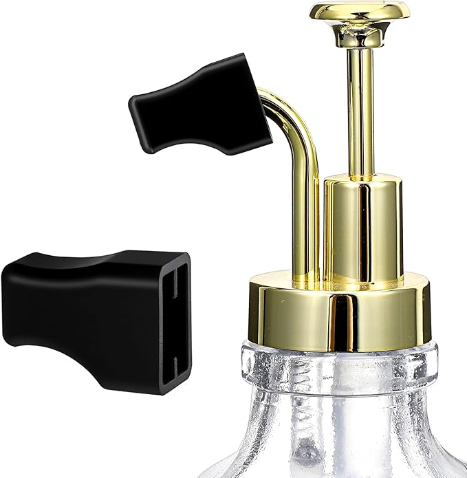20PCS Coffee Syrup Pump Tip Covers, Black Rubber Caps Fits for Syrup Pump, Portable Practical Pourer Cap for Pour Dispenser Oil Liquor Bottle Clean Preserved