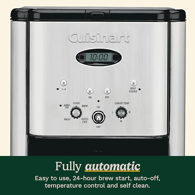 Cuisinart 12 Cup Brew Central Maker Coffee Maker, Black Stainless Steel, DCC-1200BKSNAS - Image 5
