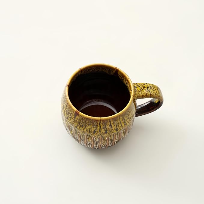 Large Ceramic Coffee Mug - 20oz Big Tea Cup, Yellow | Large Tea Mug, Microwave Safe, Dishwasher Safe - Image 8