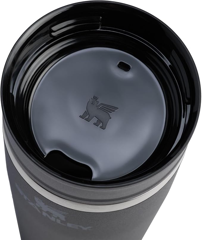 STANLEY Cafe To Go Travel Mug 20 oz | Leakproof Two-Part Drink Through Lid | Tumbler Cup for Coffee, Tea and Drinks | Insulated Stainless Steel Coffee Mug | BPA-Free | Black 2.0 - Image 2