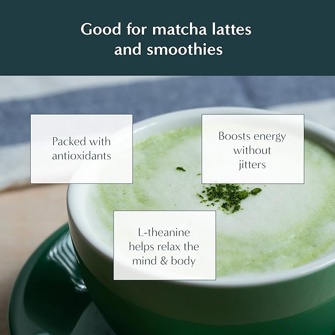 Naoki Matcha Organic All Purpose Blend - Authentic Japanese Culinary Grade Matcha Green Tea Powder from Japan (40g / 1.4oz)