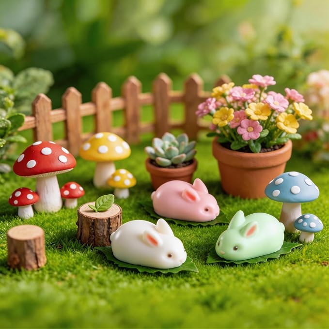 MEMOVAN 3D Easter Bunny Silicone Mold 6 Cavity Silicone Rabbit Mold Easter Rabbit Chocolate Mould for Baking Rabbit Shape Mousse Cake Jelly Dessert Fondant Cheesecake Soap Ice Cube Tray - Image 2