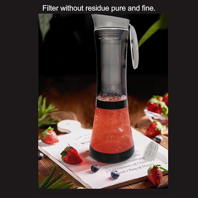 1000ML Cold Brew Coffee Maker, Cold Brew Coffee Pot with Sealed Lid for Home, Restaurant, Bar, Beverage Shop, Office, Party, Scented Tea