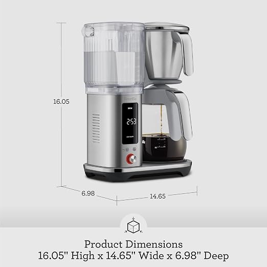Breville BDC415OLT Luxe Brewer Glass Carafe, Olive Tapenade | Brew delicious hot coffee and cold brew with intuitive drip coffee machine with customizable settings | 60 fl oz capacity - Image 6