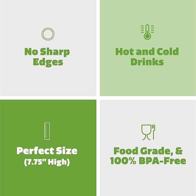Comfy Package [500 Count] Flexible Plastic Drinking Straws - Disposable Swizzle Sticks - 7.75"High - Assorted Colors - Image 4