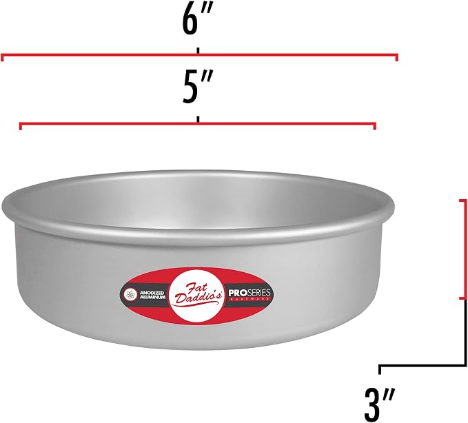 Fat Daddio's PCC-53 Anodized Aluminum Round Cheesecake Pan, 5 x 3 Inch - Image 3