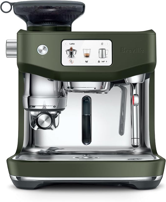 Breville BES985OLT Oracle Jet Espresso Machine, Olive Tapenade | Automatically brew barista-quality lattes, cappuccinos and cold brew at home with this coffee maker with built-in grinder by Unknown