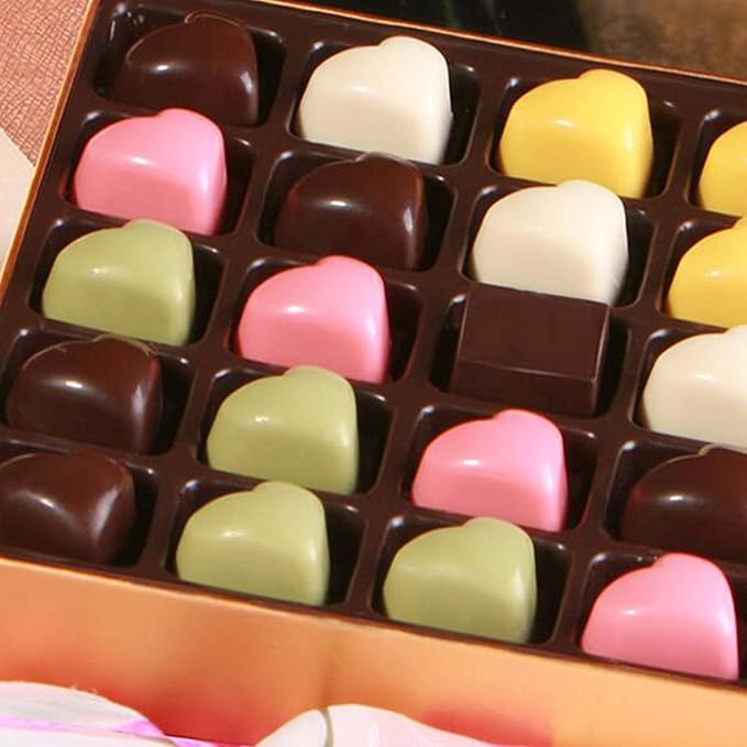 Polycarbonate Chocolate Mold, Sweet Candy DIY Mold 21 Mini Heart Shaped Clear Plastic PC Handmade Chocolate Making Mold Pastry Dessert Baking Pan Cake Decoration Tool for Mousse, Jelly, Candy, Chocola - Image 7