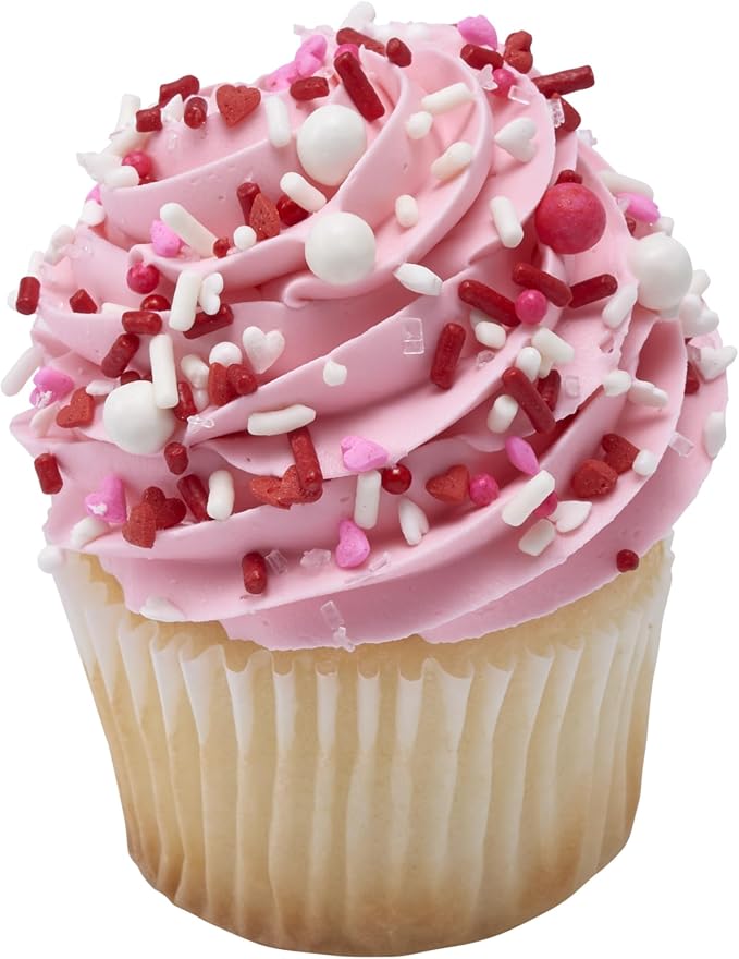 DecoPac Love Struck Fusion Mix Sprinkles, 26oz, Shaped Candy Sprinkles in Handheld Container, Edible Decorations For Valentines & Anniversary Celebration Cakes, Cupcakes, Cookies and Donuts - Image 10