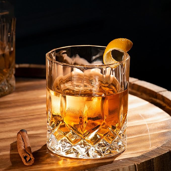 Whiskey Glasses - Premium Set of 24 Elegant and Clear Tumbler Glasses for Whisky, Scotch, and Bourbon - Barware Glassware - Image 5
