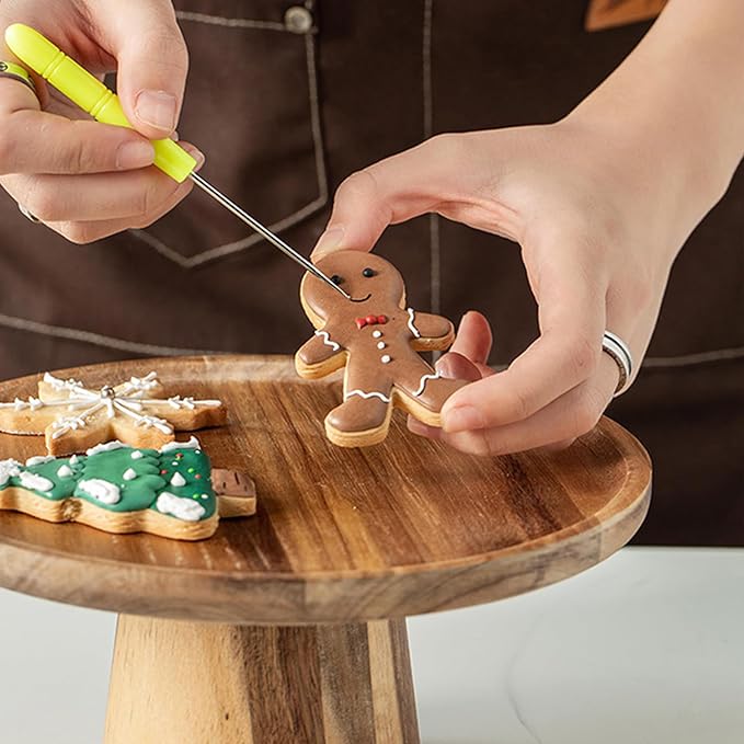 36 Pcs Cookie Scribe Tool Sugar Stir Needle Biscuit Icing Pin DIY Baking Pin Stainless Steel Cookie Decorating Supplies for Royal Icing for Baking Lovers (3 Colors)