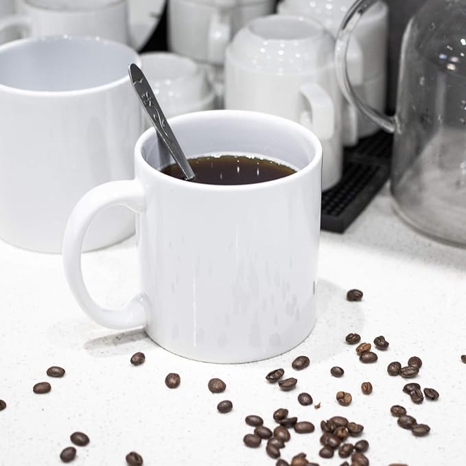 BYCNZB 22oz white Super Large Ceramic Coffee Mugs Large Handles Set of 4 - Image 4