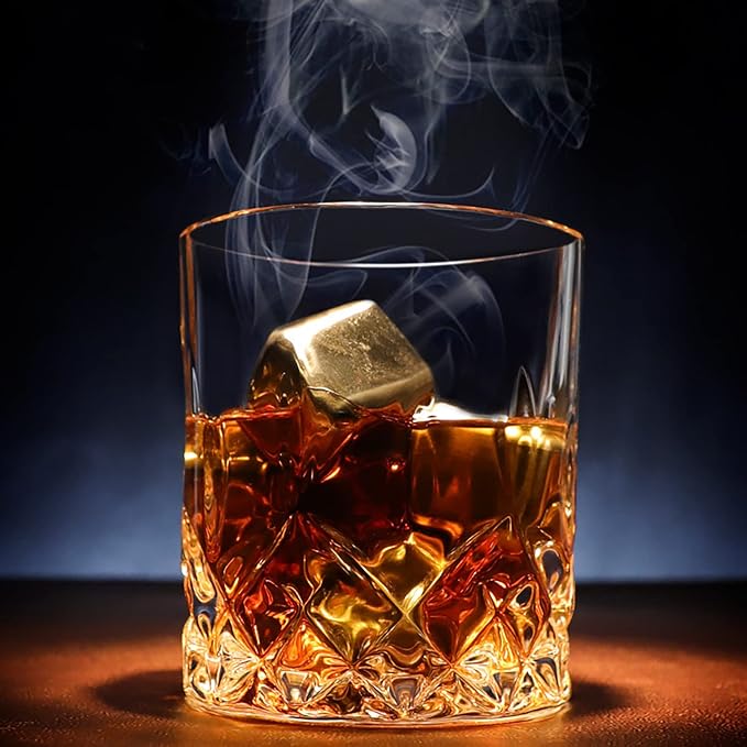 Drinking Glasses, 12 Piece Crystal Glass Cups, Mixed Glassware Set, 6 pcs Crystal Old Fashioned 11oz Highballs and 6 pcs 11oz Whiskey Glasses, Great for Cocktail, Whisky and other Beverages - Image 5