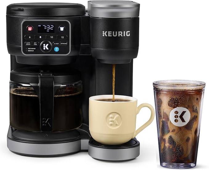 Keurig K-Duo Single Serve K-Cup Pod & Carafe Coffee Maker, Black by Keurig