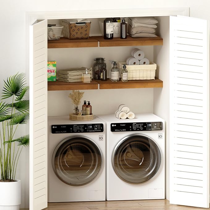 Gashell Wire Shelf Covers, Bamboo Wire Rack Covers for Pantry, Closet (5pcs, 36" W x 12" D) - Image 8