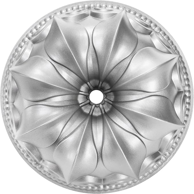 Frcctre 9 Inch Non-Stick Fluted Tube Cake Pan, Heavy Duty 10 Cups Fluted Tube Pan Aluminum Baking Mold Easy Release Baking Mold for DIY Cakes - Image 8
