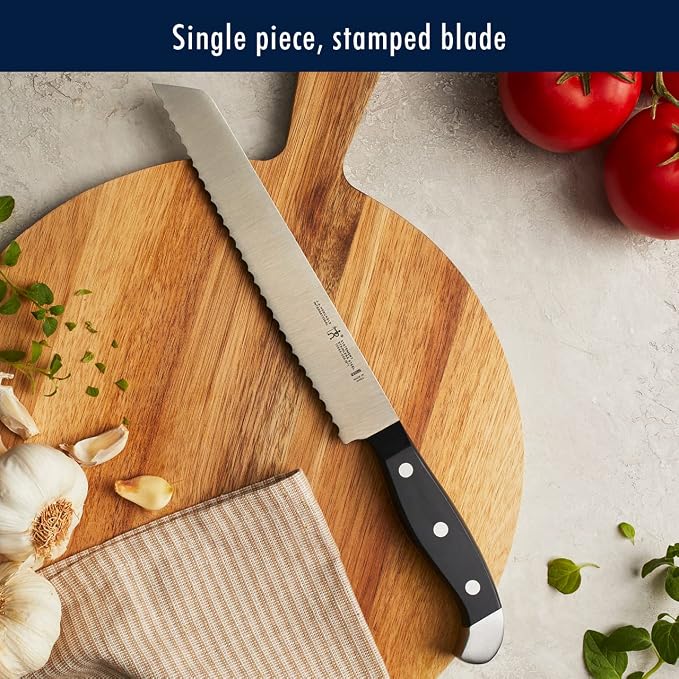 Henckels Statement 15-Pc Knife Block Set, Razor-Sharp, German Engineered | Informed by 100+ Years of Mastery. Dishwasher safe, Comfortable Grip Ideal for Everyday Cooking. High Quality Stainless Steel - Image 6