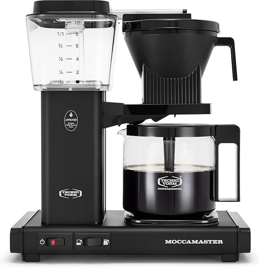 Moccamaster 53948 KBGV Select 10-Cup Coffee Maker, Matte Black, 40 ounce, 1.25l by Unknown