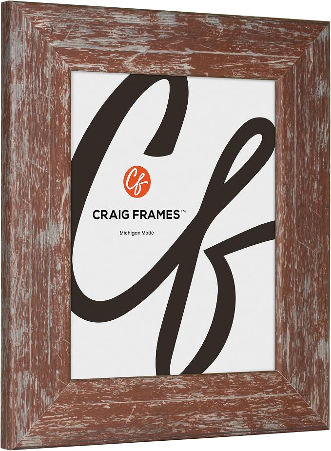 Craig Frames 19x75 Red Poster Frame for Posters, Gallery Wall, and Photos | Lightweight shatter resistant acrylic facing with a rigid backing board, made in the USA - Image 2