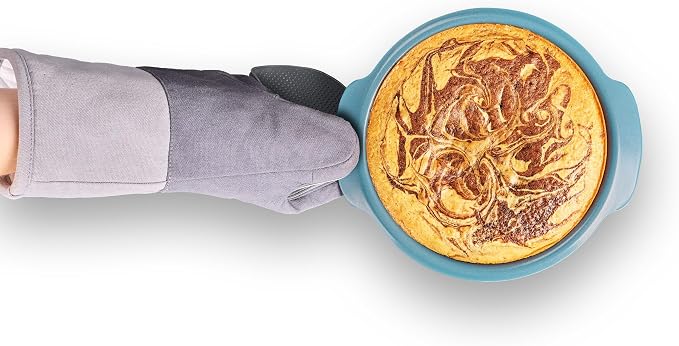 Joseph Joseph Nest™ Bake Non-Stick Round Cake Pan, 7.8in, Carbon Steel, Easy-Pull Handles, Stackable, Space-Saving Design, 10-Year Guarantee - Image 2