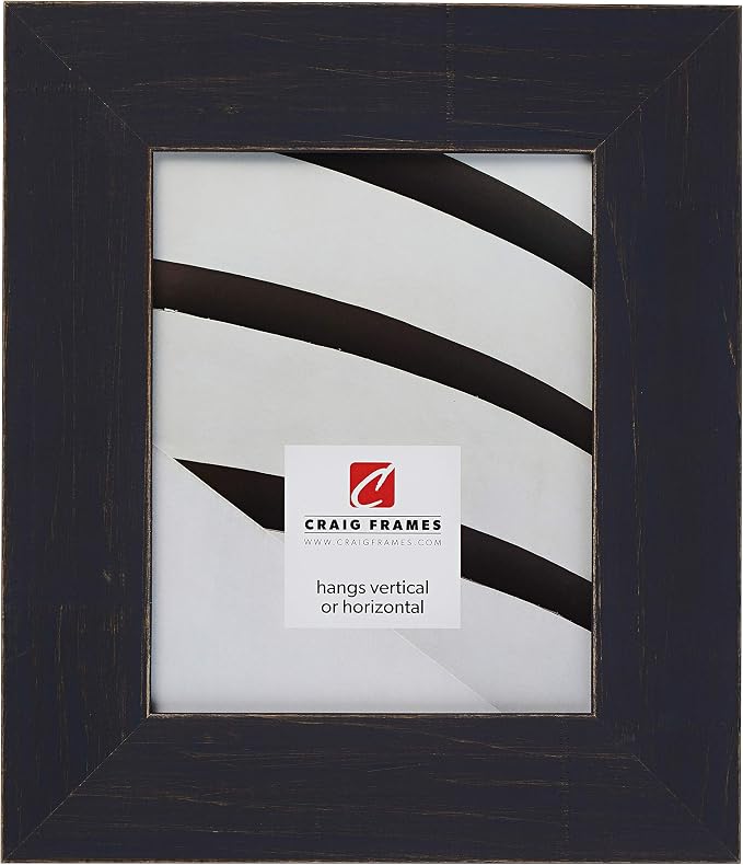 Craig Frames Jasper Wide Picture Frame, 17 x 22 Inch, Country Weathered Blue by CraigFrames