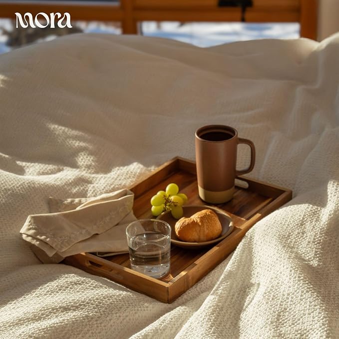 MORA Ceramics Large Tea Mug with Loose Leaf Infuser and Ceramic Lid, 18 oz, Portable, Microwave, Dishwasher Safe, Tall Coffee Cup - Rustic Matte Ceramic Glaze, Modern Herbal Tea Strainer, Terracotta - Image 7