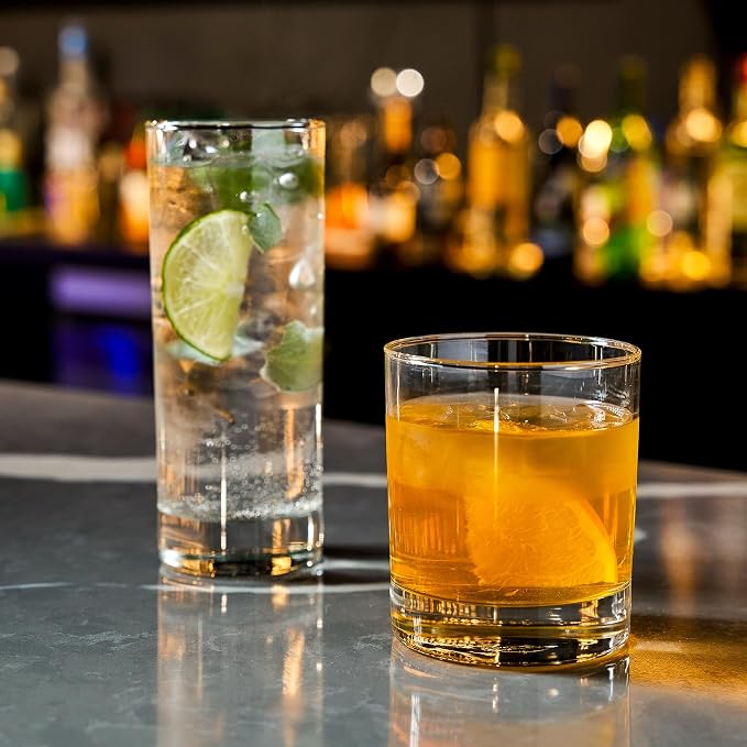 LEMONSODA Premium Highball 12oz/15oz Glass Sets - Elegant Tom Collins Glasses - Tall Water Drinking Glasses - Bar Glassware for Mojito, Whiskey, Cocktail (10oz, Set of 6) - Image 7