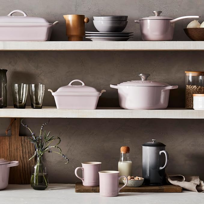 Le Creuset Stoneware Vancouver Mug, Set of 4, 14 oz. each, Shallot - Image 5