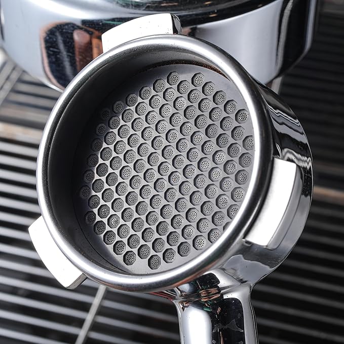 58mm Espresso Tamping Kit – Includes Calibrated Tamper, Distributor, Magnetic Dosing Funnel with Puck Screen, WDT Tool, Knock Box with Tamp Station