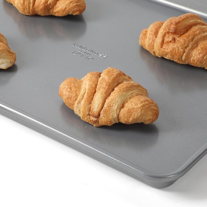 Calphalon Titan Steel Core PFA Free Nonstick 17 x 12 Cookie Sheet Baking Pan, Heavy Duty Reinforced Steel Bakeware for Even Heating, Oven Safe Baking Tray for Cookies - Image 3