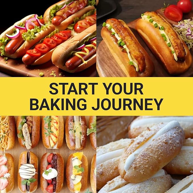 6-Cavity Silicone Baguette Bread Pan, Non-stick French Bread & Hot Dog Bun Mold, Foldable Loaf Pan Baking Tool for Hoagie Homemade Rolls, Dishwasher Safe,Easy Release, Local Stock- 2 Pack Gray