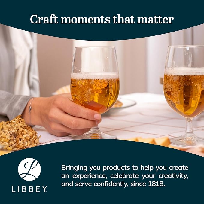 Libbey 7513 Vina Goblet Glasses, 16-ounce, Set of 12 - Image 6