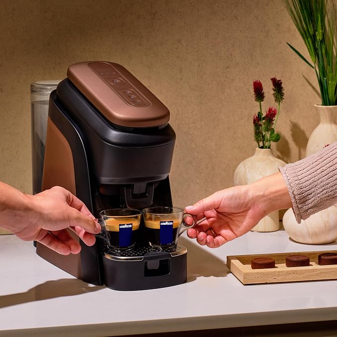 Lavazza Tabli Espresso Machine, works with 100% Coffee Tabs (Brown) | Single-serve espresso system. Tabli 100% Coffee Tabs compatibility. Easily brew an espresso, lungo, or double shot. - Image 10