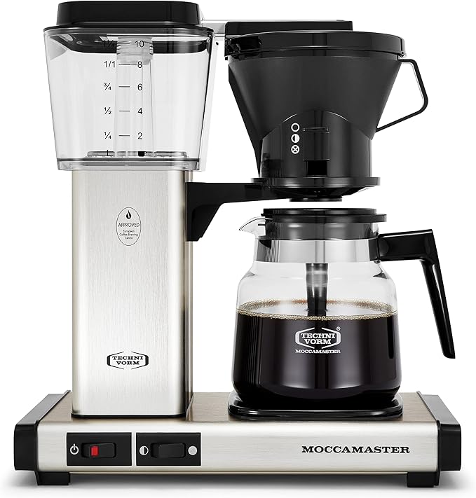 Technivorm 59691 KB Coffee Brewer, 40 oz, Brushed silver , 6.5"D x 12.75"W x 14"H by Unknown