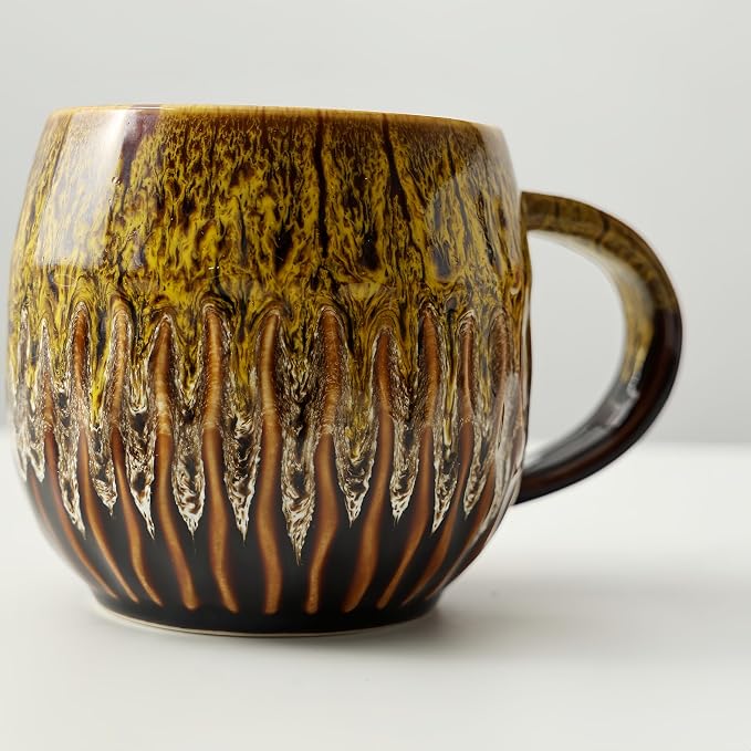 Large Ceramic Coffee Mug - 20oz Big Tea Cup, Yellow | Large Tea Mug, Microwave Safe, Dishwasher Safe - Image 6