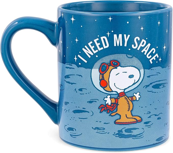 Silver Buffalo Peanuts Snoopy I Need My Space, Ceramic Mug, 14oz | 0.4 Liters - Image 2