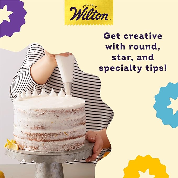 Wilton Master Cake Decorating Piping Tips Variety Set, Stainless Steel Cake & Cupcake Decorating Kit with Storage Case, 55 Piece