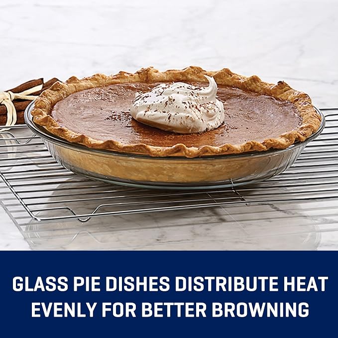 10×1.4in Deep Ceramic Pie Pan with Handles | Oven & Microwave Safe, Dishwasher Safe, Lead-Free, for Quiche & Tart, Easy-Grip Handles - Image 5