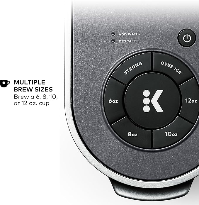 Keurig K-Supreme Single Serve K-Cup Pod Coffee Maker, MultiStream Technology, 4 Brew Sizes, 66oz Dual-Position Removable Reservoir, Gray | MultiStream Technology, 4 Brew Sizes, Dual-Position Removable Reservoir - Image 7